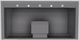 Vent-A-Hood® Designer Series 48" Gunsmoke Wall Mounted Range Hood-3