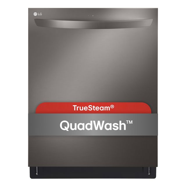 LG 24" PrintProof™ Black Stainless Steel Built In Dishwasher-2