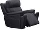New Classic® Home Furnishings Hartley Black Leather Power Glider Recliner with Power Headreast and Footrest-0