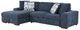 Homelegance® Raife 2-Piece Blue Sectional with Left Chaise-0