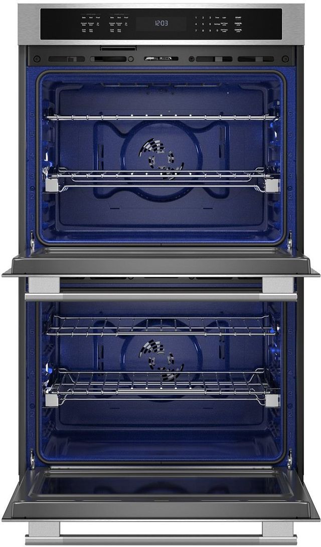 KitchenAid® 30" PrintShield™ Stainless Steel Double Electric Wall Oven-1