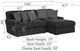 iAmerica Hercules Smoke 2 Piece Sectional-1
