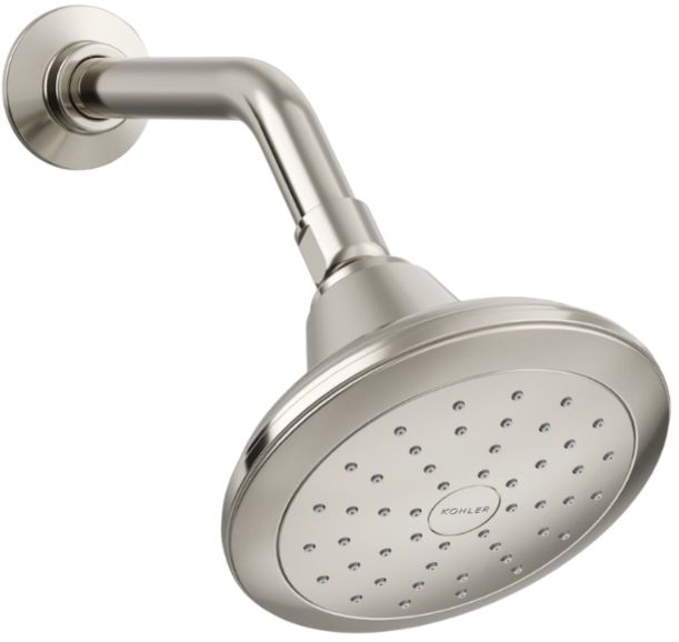 KOHLER® Pinstripe® Vibrant Polished Nickel 2.5 GPM Single-Function Showerhead-0