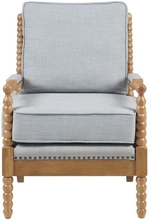 Olliix by Madison Park Donohue Light Blue Accent chair-0