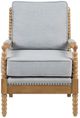 Olliix by Madison Park Donohue Light Blue Accent chair-0