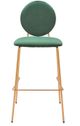 Zuo® Modern Odessa Gold/Green Barstool-2