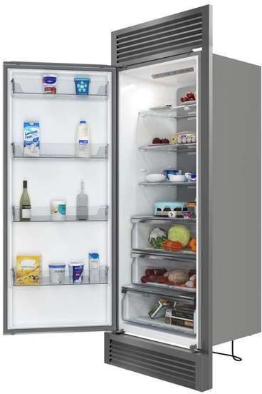 FORNO® Maderno Series Alta Qualita 32" 13.6 Cu. Ft. Stainless Steel Built-In Column Refrigerator -2
