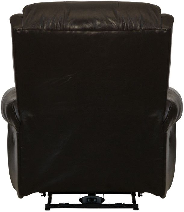 Catnapper® Duncan Chocolate Power Deluxe Lay Flat Recliner-2