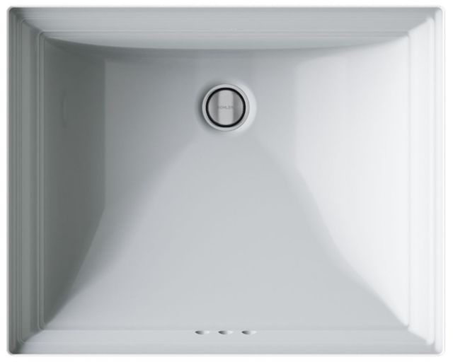Kohler Memoirs® Ice Grey 20" Rectangular Undermount Bathroom Sink-1