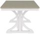 Riverside Furniture Cora Cloud/Fog Trestle Dining Table-4
