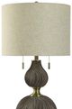 StyleCraft Beige/Chestnut Table Lamp-1
