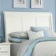 Vaughan-Bassett Bonanza White Full Sleigh Headboard-0