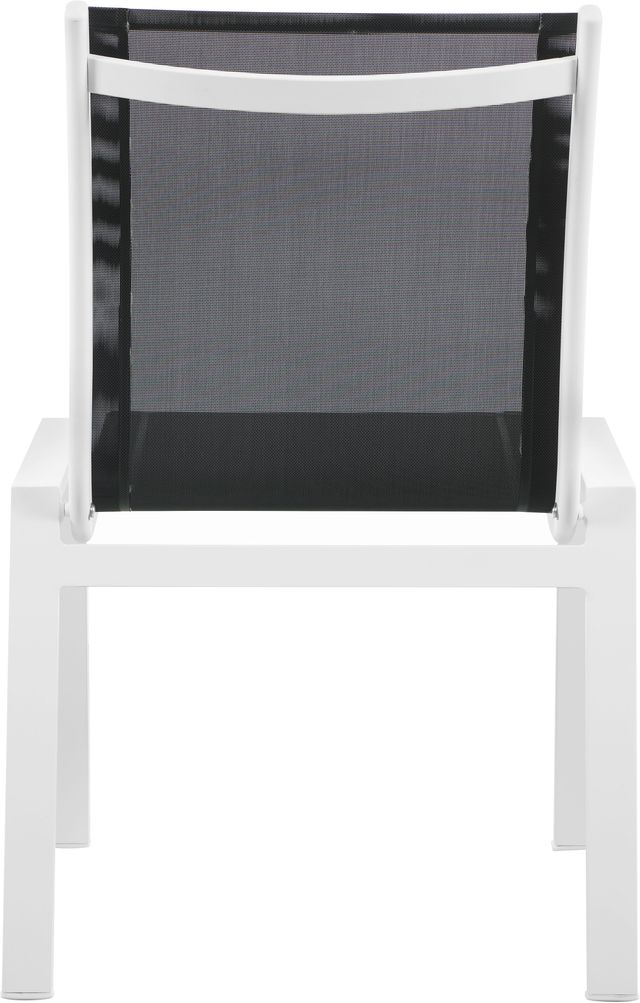 Meridian Furniture Nizuc 2-Piece Black Outdoor Patio Mesh Dining Chairs-3