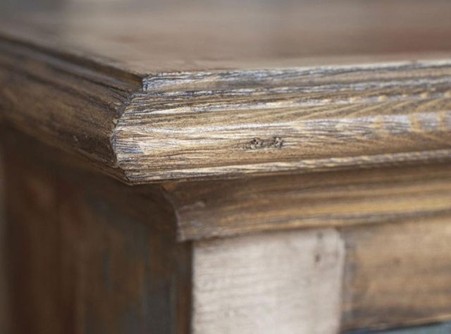 International Furniture Direct Antique Brown Console-3