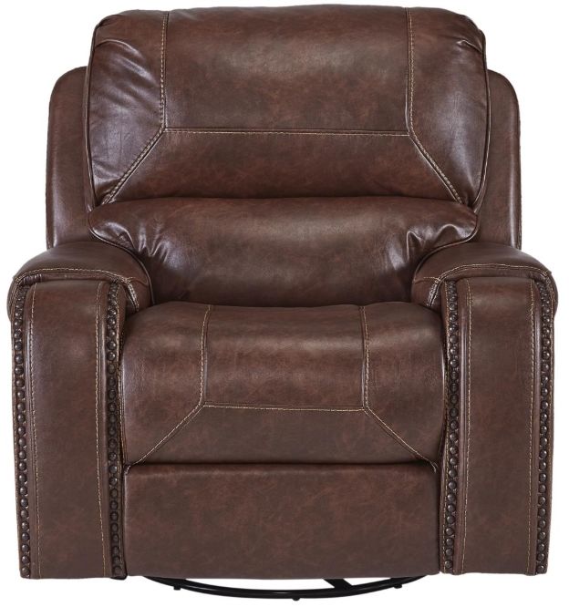 Corinthian Furniture Wheeler Tobacco Power Recliner-2