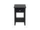 Espresso Casual Chairside End Table-1