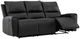 Signature Design by Ashley® Glossmore Black Manual Reclining Sofa-4