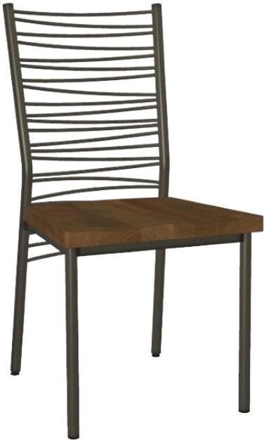 Amisco Customizable Crescent Dining Side Chair-0