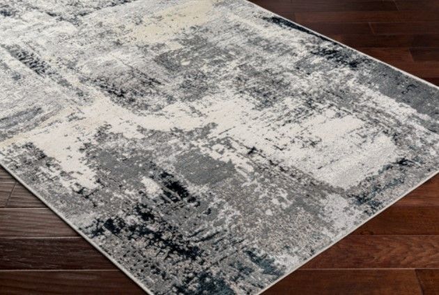 Surya Impulse Cream/Light Gray 4'x6' Area Rug-3