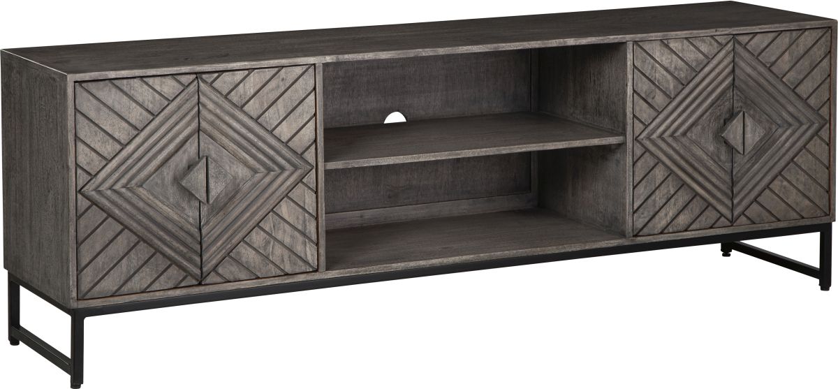 Treybrook Accent Cabinet - Distressed Gray Treybrook Accent Cabinet - Distressed Gray