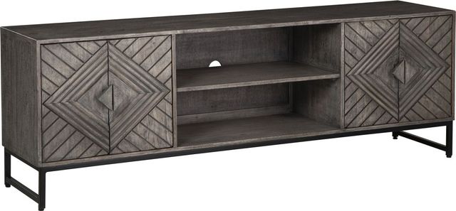 Treybrook Accent Cabinet - Distressed Gray