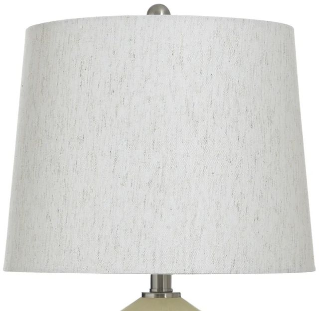 Stylecraft Pettye Ivory and Silver Table Lamp-4