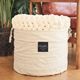Hush Knit Cream Weighted Blanket-2