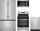 Whirlpool® 4 Piece Stainless Steel Gas Kitchen Package-0