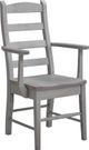 Urban Collections by Yutzy Woodworking Mission Retreat White Oak Ladder Arm Dining Chair-0