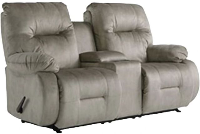 Best® Home Furnishings Customizable Brinley Manual Rocker Reclining Loveseat with Console-0