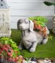 A & B Home Manon Gray Dog Planter-4