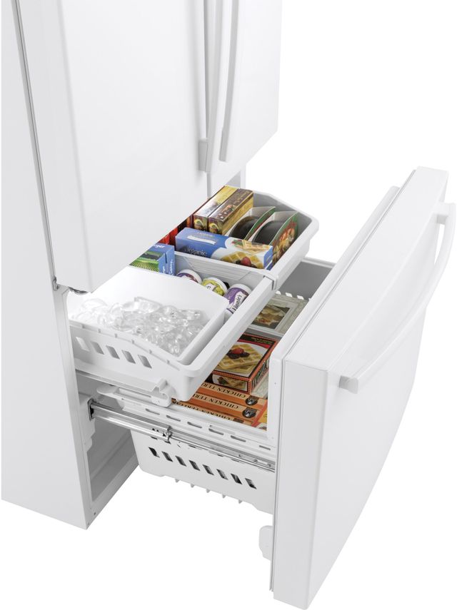 GE® 36 in. 27.0 Cu. Ft. White French Door Refrigerator-4