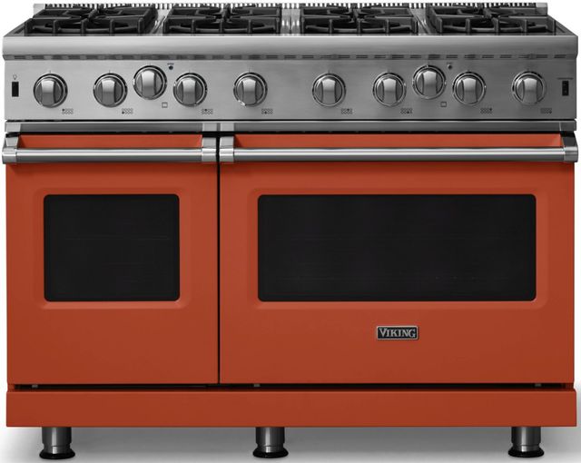 Viking® 5 Series 48” Spiced Cider Natural Gas Pro Style Range-0