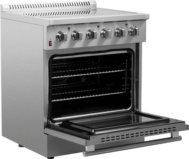 FORNO® Galiano 30" Stainless Steel Pro Style Electric Range-1