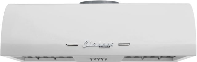 Unique® Appliances Classic Retro 30" Marshmallow White Wall Mounted Range Hood-0