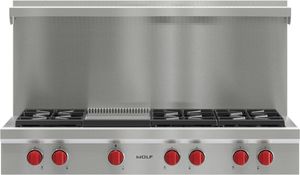 Wolf 48" Pro Style Natural Gas Rangetop