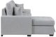 Homelegance® McCafferty 2-Piece Gray Left-Arm Facing Sleeper Sectional with Hidden Storage-4
