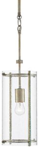 Currey & Company Chase Silver Granello Pendant Lighting-0