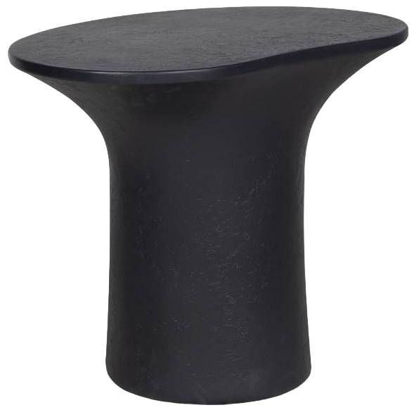 Moe's Home Collection Yumi Black Fiberglass Outdoor Accent Table-0