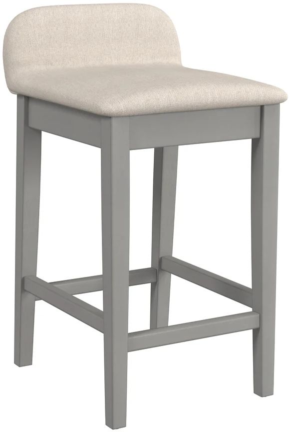 HH2 Home Renmark Gray/Beige Counter Height Stool-0
