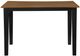 Steve Silver Co. Joplin Walnut Counter Table with Ebony Base-2