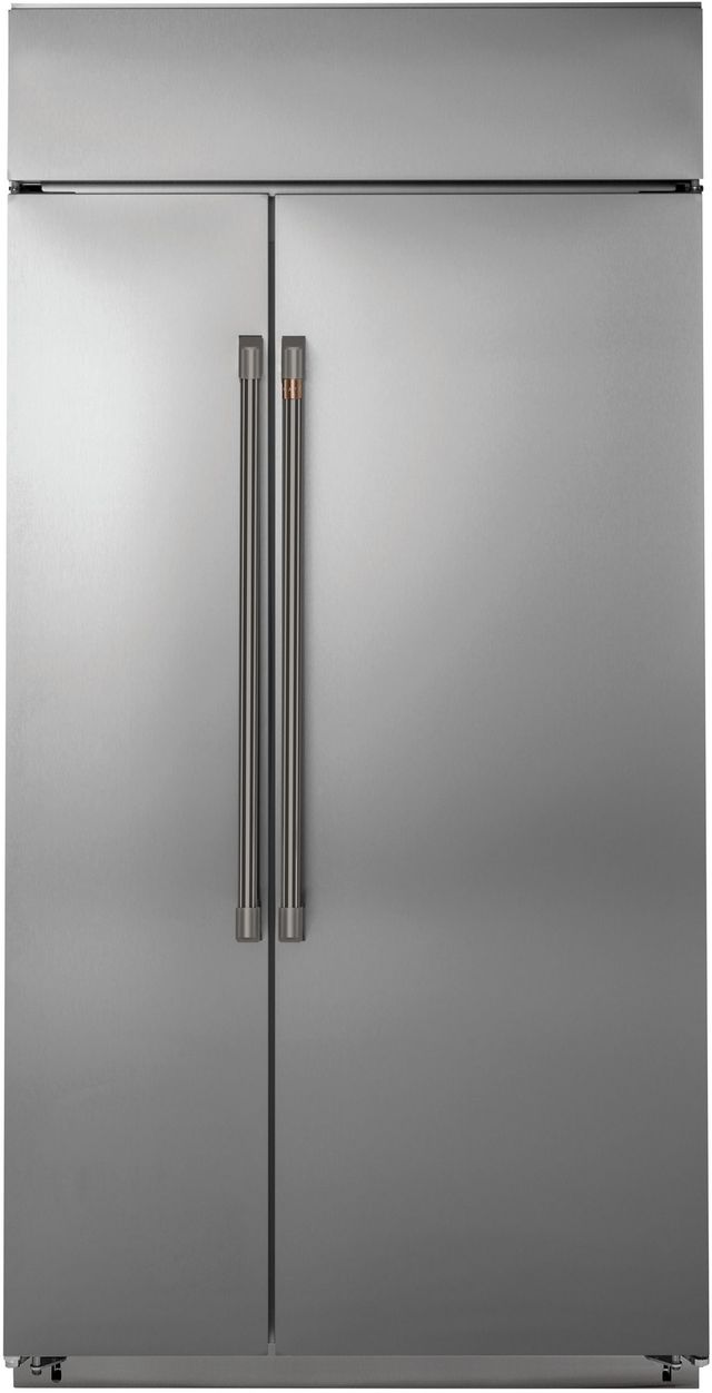 Café™ Brushed Black Refrigeration Handle Kit-1