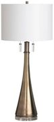 Crestview Collection Lira Gold Twin Pull Chain Table Lamp-0