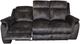 New Classic® Home Furnishings Park City Slate Sofa with Dual Recliner-3