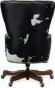 Hooker® Furniture EC Katherine Dark Natchez Brown/Legendary Graphite Executive Swivel Tilt Chair -2