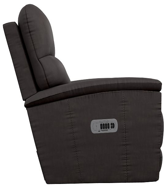 La-Z-Boy® Trouper Walnut Leather Power Wall Recliner with Headrest and Lumbar-2