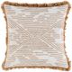 Surya Jahari Tan 22"x22" Toss Pillow with Polyester Insert-0