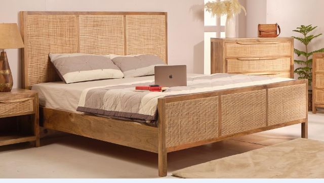 Jaipur Furniture Martley Natural Nightstand-1