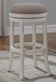 American Woodcrafters Aversa Distressed Antique White/Gray 34 Barstool-0