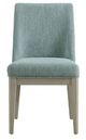 Elements International Elma Almond/Blue Dining Side Chair-1